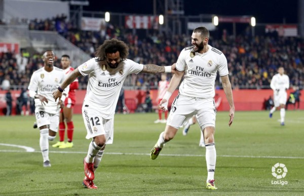 Real Madrid elimina al Girona del 'Choco' Lozano y avanza a semifinales de Copa del Rey