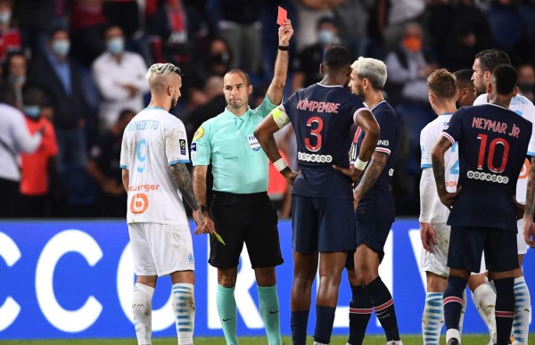 Liga francesa anuncia castigo que le han dado a Neymar por su expulsión ante Marsella