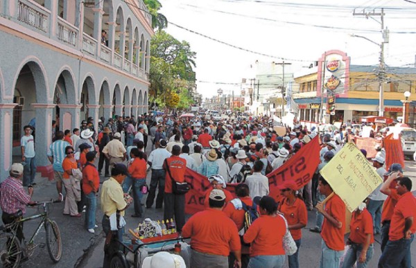 Manifestaciones pacíficas en Atlántida y Colón