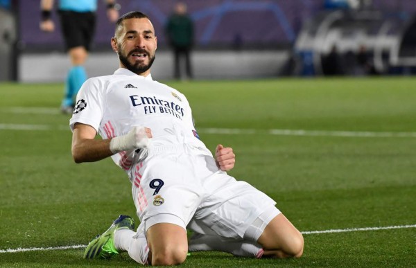 Karim Benzema ha marcado dos goles para el Real Madrid. Foto AFP