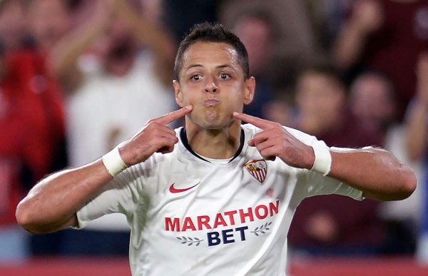 'Chicharito' Hernández se estrena en la Liga Española y el Sevilla sube en la tabla de posiciones