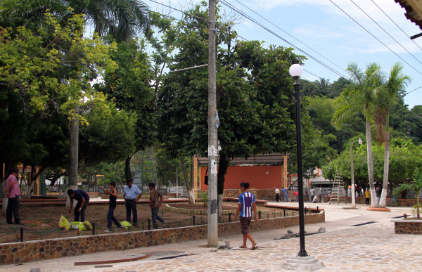 Potrerillos ya tiene nuevo parque central