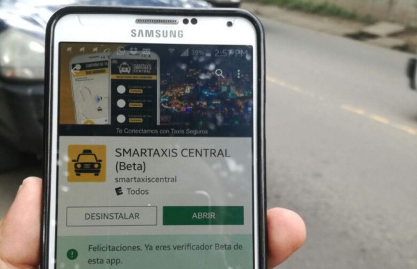 Lanzan Smartaxis, el 'uber” hondureño