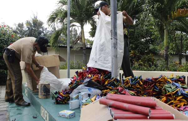 Como encomienda sin destinatario venía pólvora valorada en L50,000