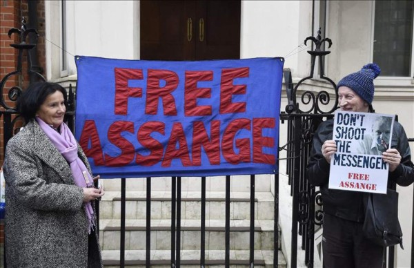 ONU da apoyo a Assange para salir de embajada ecuatoriana