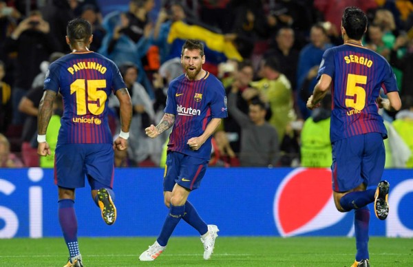Barcelona gana sin problemas al Olympiakos en la Champions League