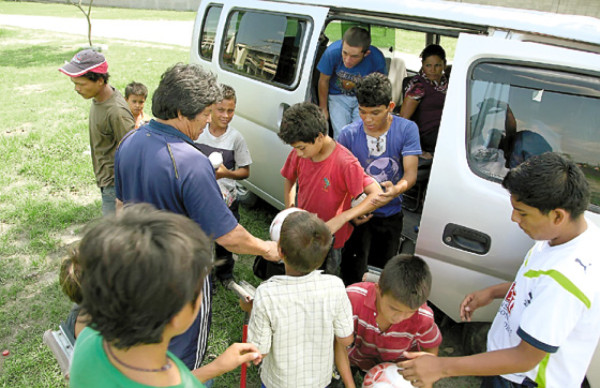 'Catrachos al cambio”, un gol por la vida