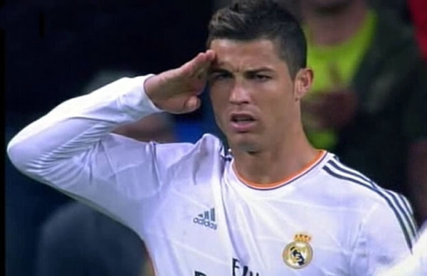 El 'comandante' Cristiano dedica gol a Blatter