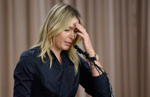 María Sharapova dio positivo en el Abierto de Australia