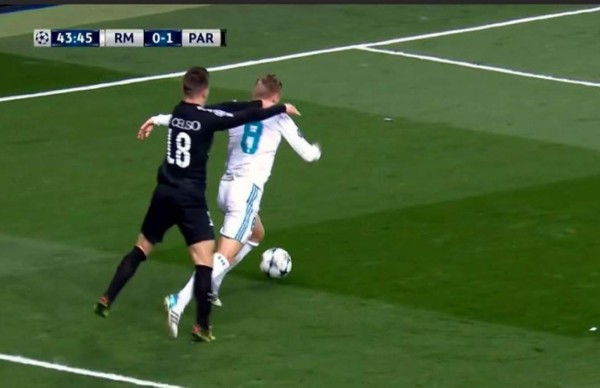 VIDEO: El polémico penal pitado a favor del Real Madrid ante PSG