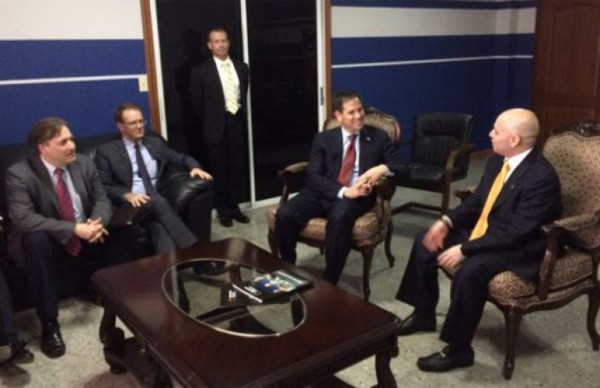 Senador de EUA Marco Rubio se reunió con fiscal de Honduras