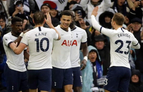 El Tottenham de Mourinho ganó su partido del 'Boxing Day' contra el Brighton. Foto AFP