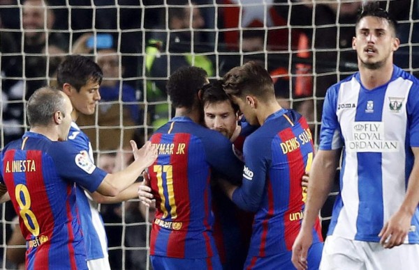 El Barcelona logra triunfo gris sobre Leganés y deja dudas