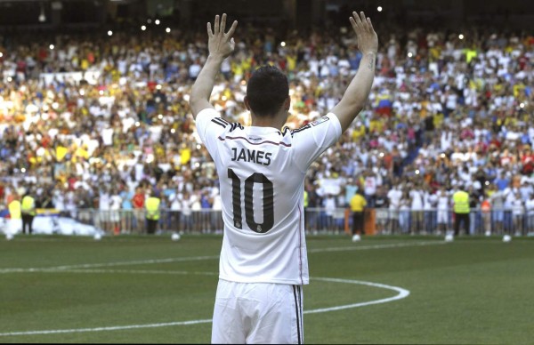 Colombiano James Rodríguez, nuevo jugador del Real Madrid