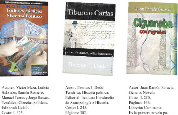 Honduras en los libros