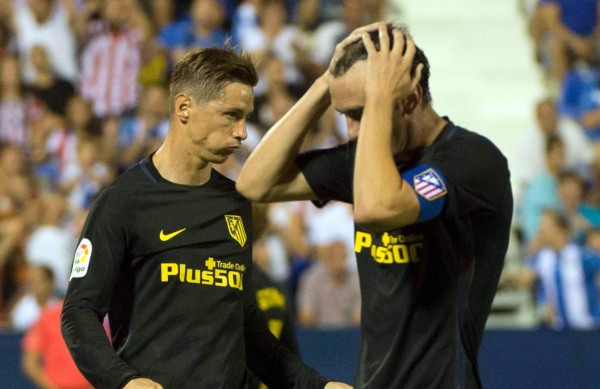 El Atlético choca contra el Leganés y vuelve a empatar en la Liga española