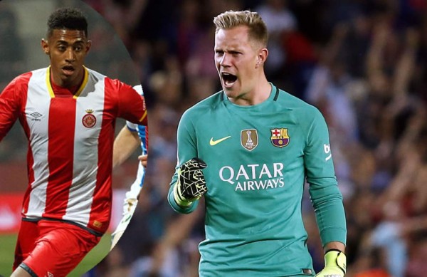 Ter Stegen evitó el gol del 'Choco' Lozano con un tapadón