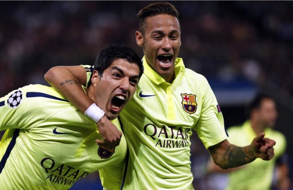 Neymar y Suárez, a su primera final por méritos propios