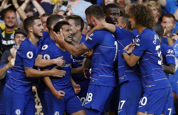 Pedro Rodríguez abrió el camino de la victoria del Chelsea sobre el Bournemouth. Foto AFP