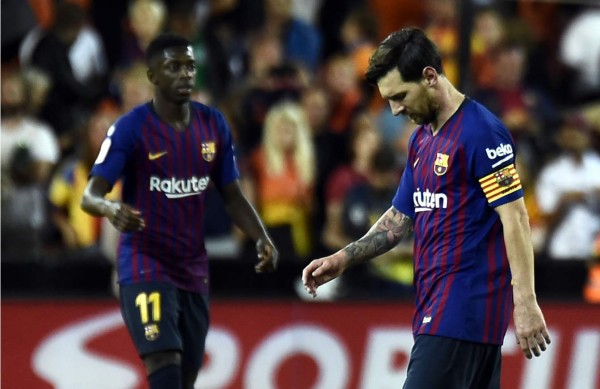 Barcelona sigue sin ganar en la Liga Española: empató con el Valencia