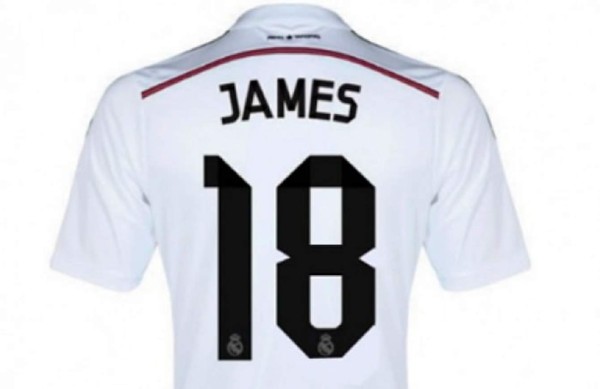 Real Madrid cambia el número de la camiseta de James
