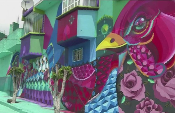 Arte urbano en una de las localidades más peligrosas de México