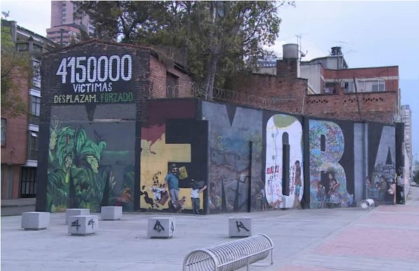 Arte urbano refleja las ansias de paz en Colombia