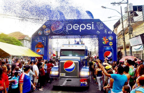 Zona Pepsi, la sensación del carnaval ceibeño