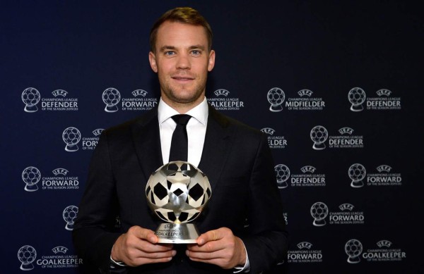 Manuel Neuer, mejor portero de la Champions League 2019-2020
