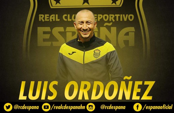El Real España anuncia al hondureño Luis Ordoñez como su nuevo técnico