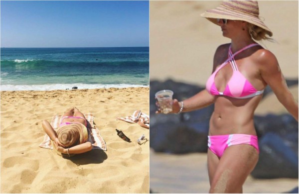 Britney Spears presume sus curvas en Hawai