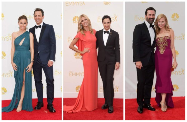 Ellos robaron miradas en la afombra roja de los Emmy 2014