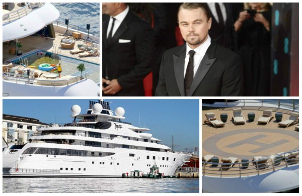 Leonardo DiCaprio se hospeda en lujoso yate en Brasil