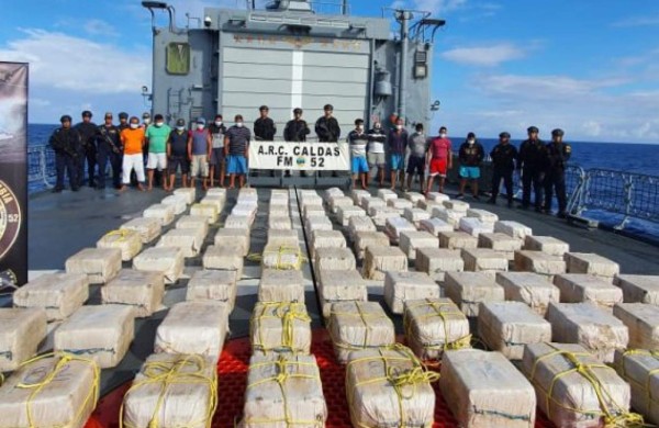 Para Honduras venían 2.3 toneladas de cocaína incautadas en Colombia
