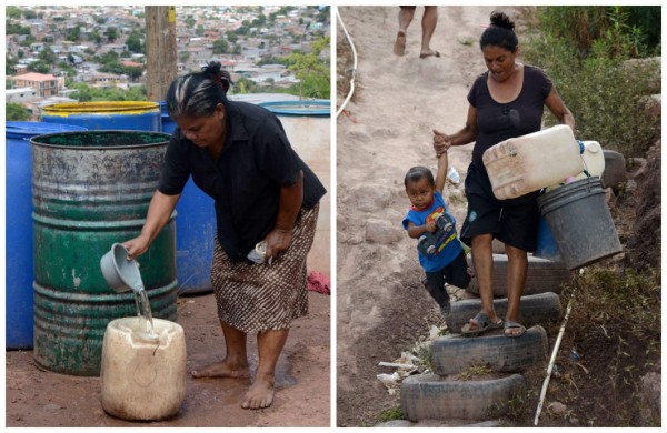 Hondureños flagelados por cortes de electricidad y agua por sequía