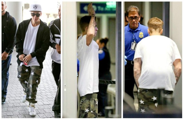 A Justin Bieber se le caen los pantalones