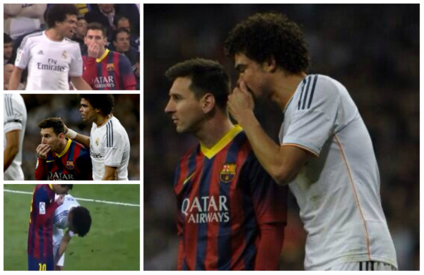 Publican conversación de Pepe y Messi en el Clásico