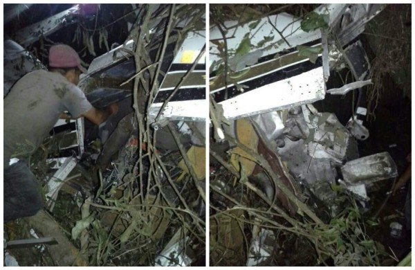 Hallan cadáveres de pilotos junto a la avioneta que se estrelló en Honduras