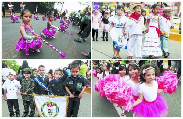 Pequeños se roban el show en su homenaje a la patria