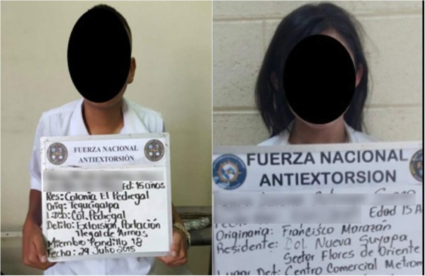 Menores, carne de cañón para extorsionadores