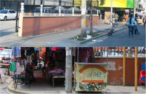 Recuperan aceras de la catedral que estaban en poder de los vendedores