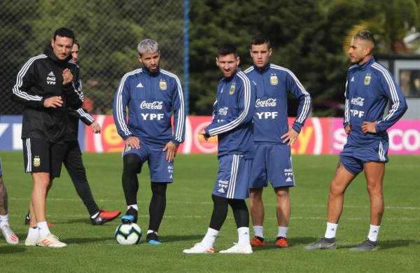 Messi entrenó con Argentina por primera vez con miras a la Copa América