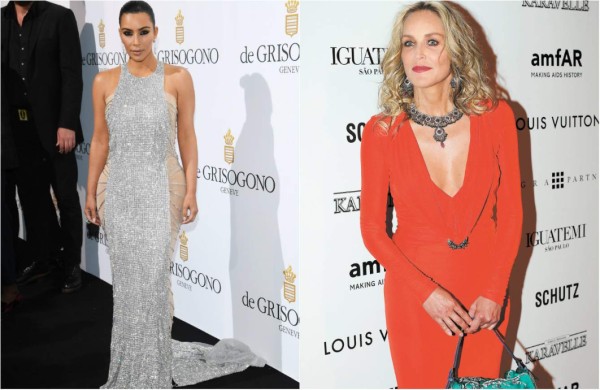 Sharon Stone fue sustituida por Kim Kardashian