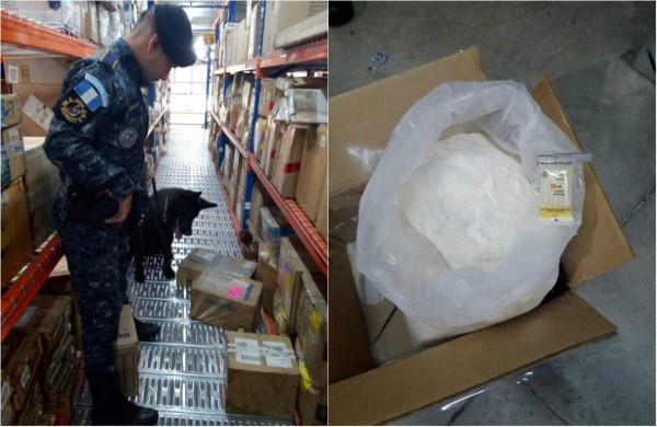 Decomisan 10 kilos de heroína en el aeropuerto de Guatemala