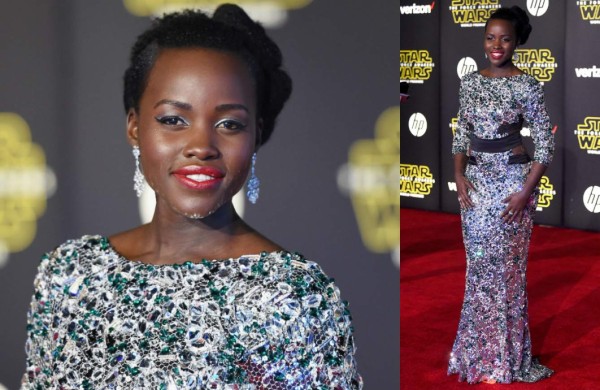 Lupita Nyong’o brilla en el estreno de 'Star Wars”
