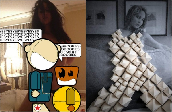 Le ponen ropa a celebridades víctimas del Celebgate