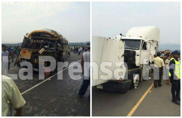 Al menos tres heridos en accidente vial en el norte de Honduras