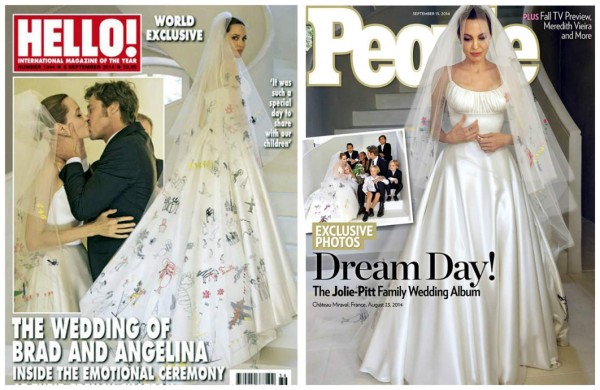 Primeras fotos de la boda de Angelina Jolie y Brad Pitt