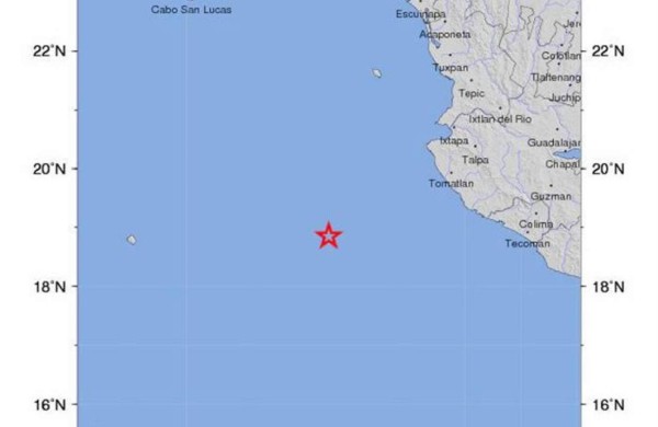 Sismo de 6.2 remece costa de México en el Pacífico  