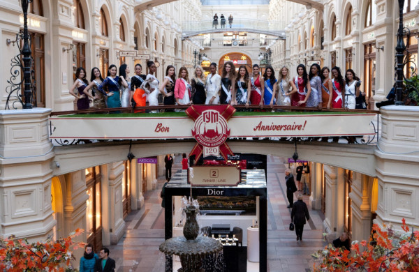 Misses disfrutan Rusia